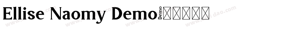 Ellise Naomy Demo字体转换